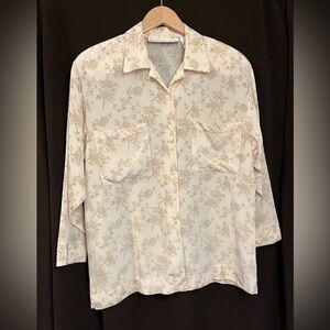 Silk Blouse, Josephine Chaus, Vintage